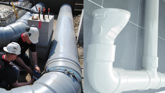tubes et raccords destinés à l’eau potable, l’assainissement et l’évacuation